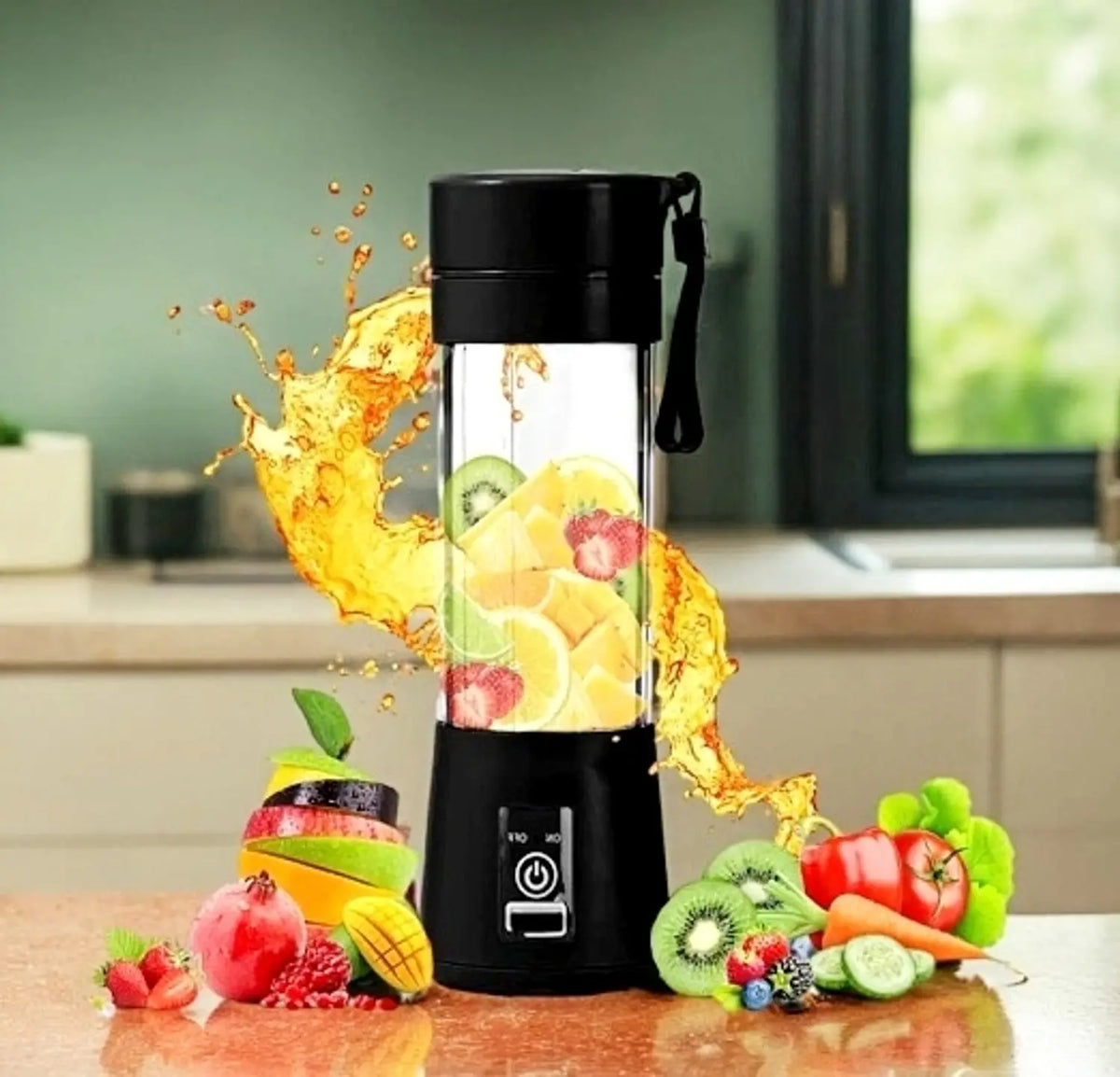Portable Electric Juicer Blender – Rechargeable Mini Smoothie Maker