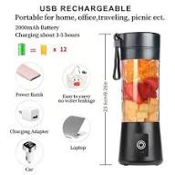 Portable Electric Juicer Blender – Rechargeable Mini Smoothie Maker
